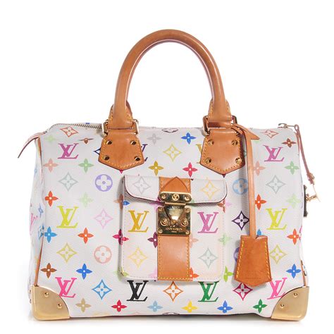 louis vuitton monogram multicolore speedy 30|speedy 30 with shoulder strap.